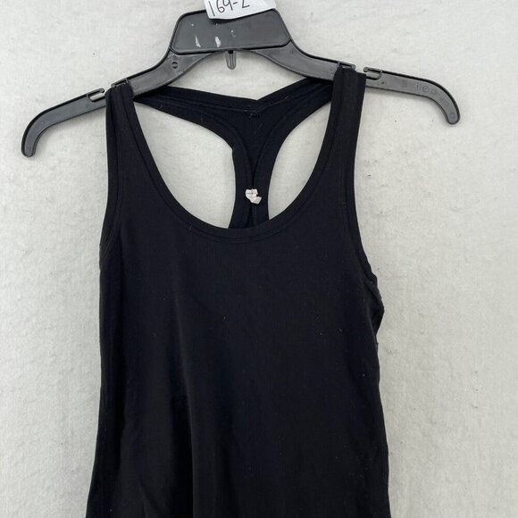 Lululemon Tank Top Womens 4 Black Scoop Neck Racerback Yoga Outdoor Gym Pullover - Picture 5 of 10